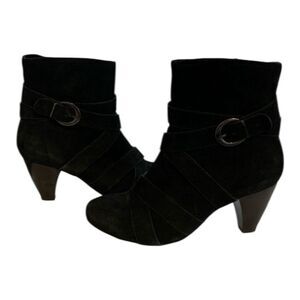 Vaneli Black Suede Boots Size 8.5